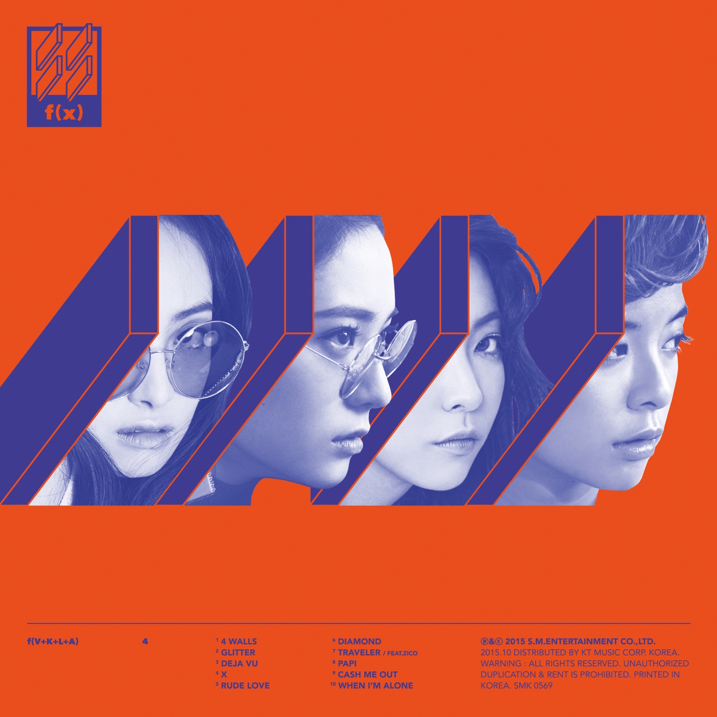 f(x) – 4 Walls – The 4th Album(888735893339)【16bit／44.1kHz】-OppsUnote音乐广场