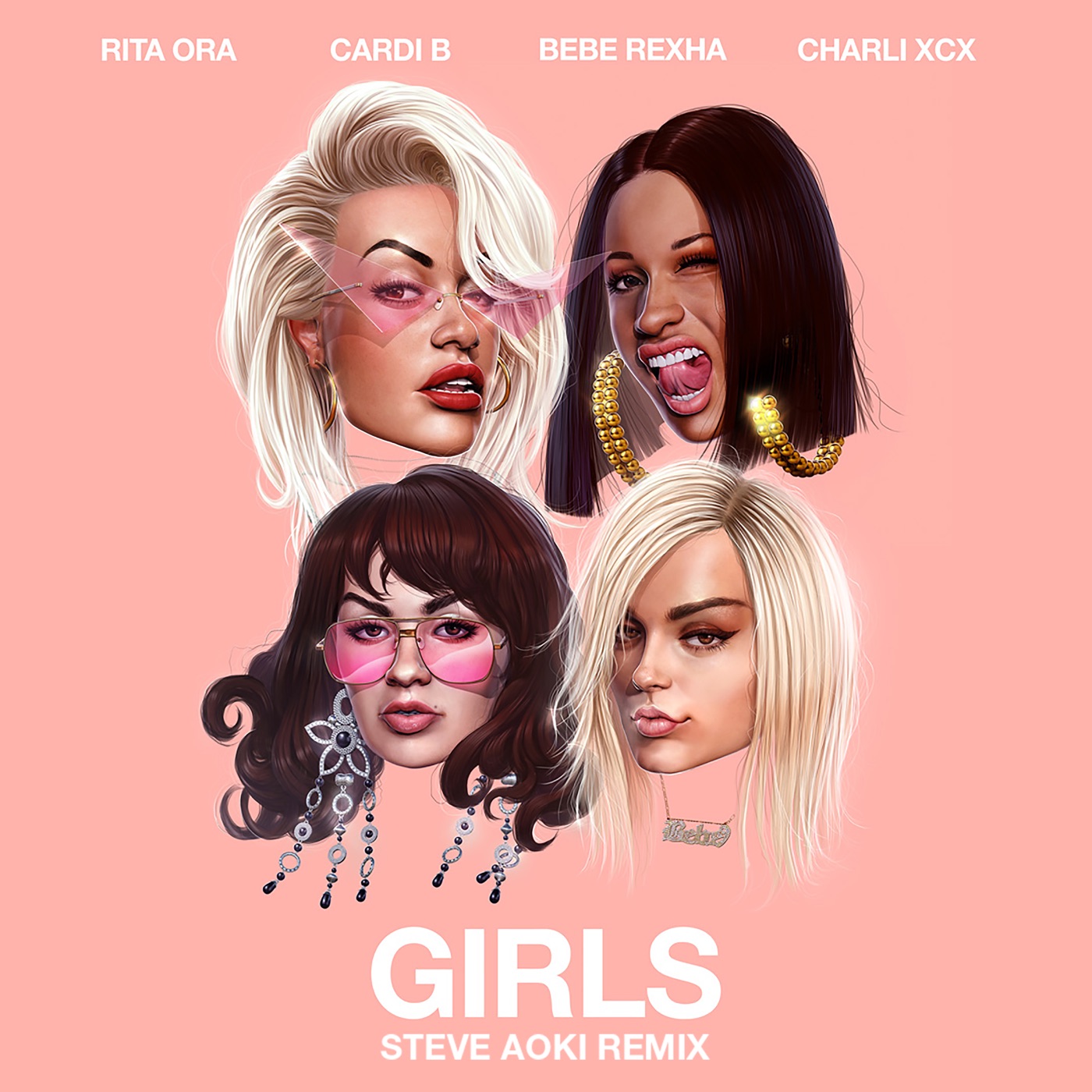 Rita Ora - Girls (feat. Cardi B, Bebe Rexha & Charli XCX) - Single(190295576868)【16bit／44.1kHz】土耳其区-OppsUnote音乐广场